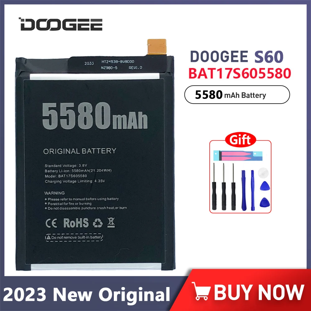 Doogee Battery For DOOGEE S30 S50 S55 S60 S70 S95 N20 X55 X60 X90 Y 6 7 8 BL5000 BL5500 BL7000 BL9000 BL12000 2023 New