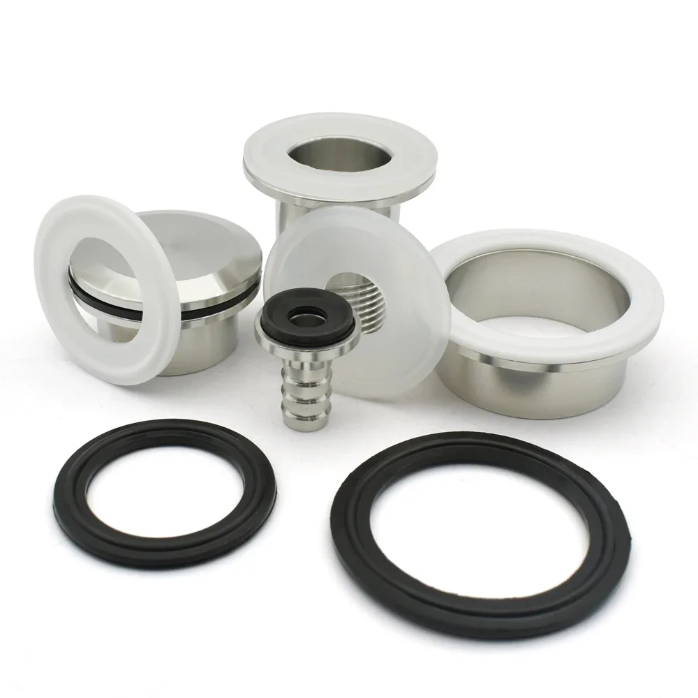 

5pcs Three Clip Hygiene Grade Food Grade Silicone Epdm Ptfe Fkm Iso High-quality Pressure Sealing Silicone Gasket.