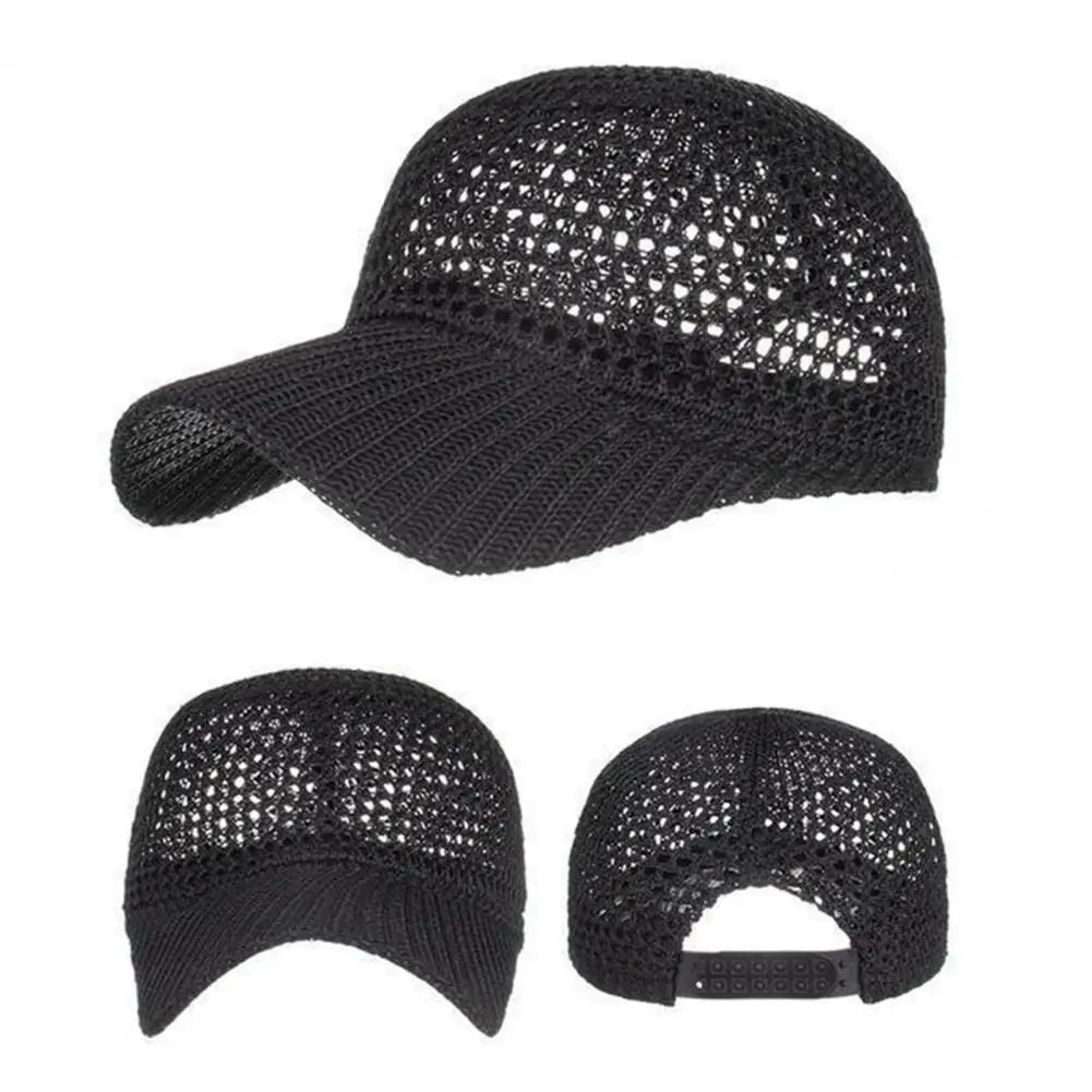 

Lightweight Sun Hat Quick-drying Mesh Baseball Cap for Men Women Curved Brim Trucker Hat for Outdoor Sports Running Walking Golf