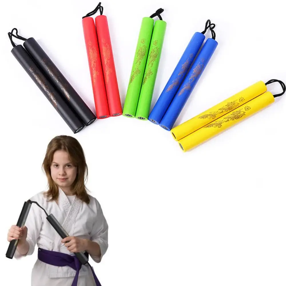 子供のためのnunchakusフォームロープ、軽量ロープ、nunchakus、格闘技のアクセサリー、新しい