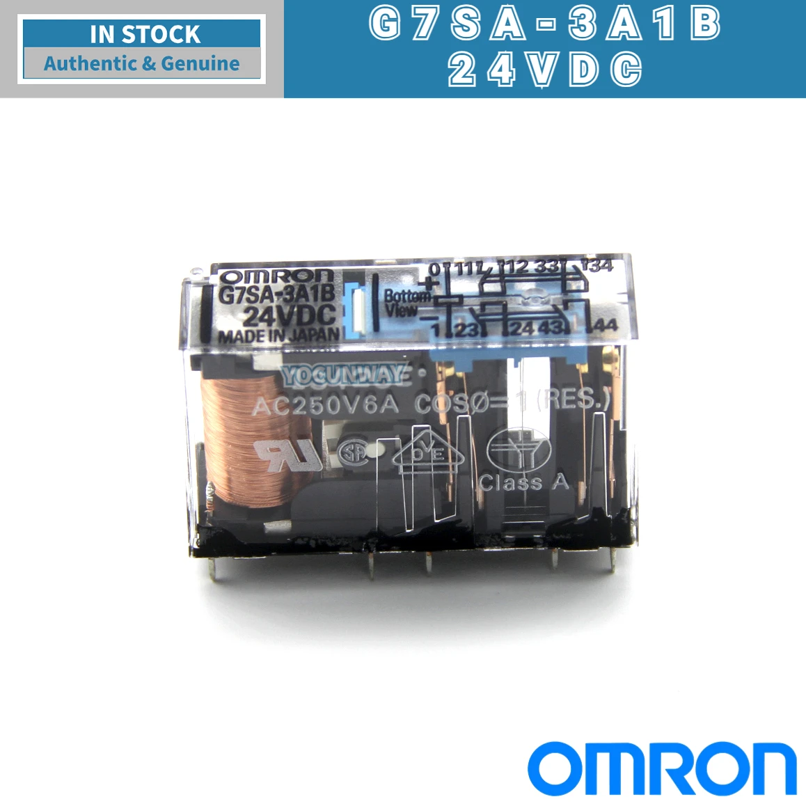 New Authentic Original Japan OMRON Safety Relay G7SA-3A1B 2A2B 3A3B 4A2B 5A1B P7SA-14F-ND P7SA-10F-ND 24VDC DC24V