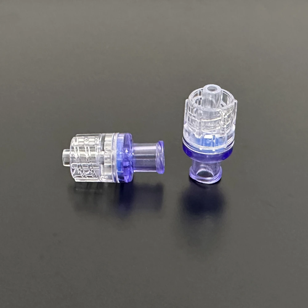 Válvula de retención de bloqueo Luer, médico, macho y hembra, 1/8 pulgadas