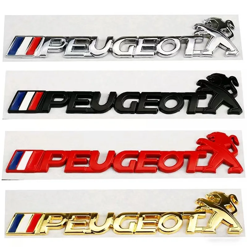 شعار السيارة ملصق اكسسوارات لبيجو 206 307 308 207 3008 208 407 508 2008 5008 301 406 408 607 4008 البندقية RCZ 107 106