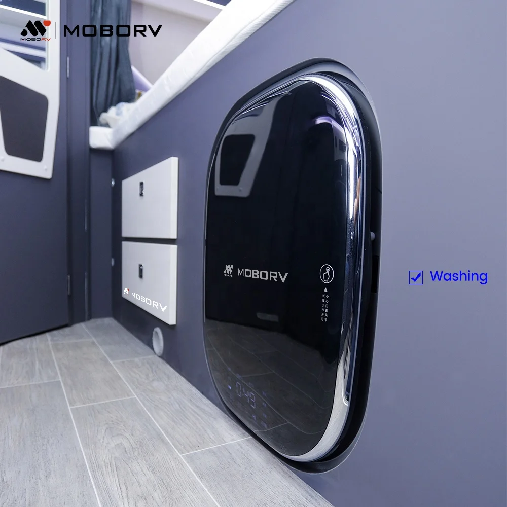 MOBORV MOTORHOME PART ACCESSORIES RV Appliances AUTOMATIC FRONT LOADING MINI WALL MOUNTED WASHING MACHINE MINI WALL WASHER