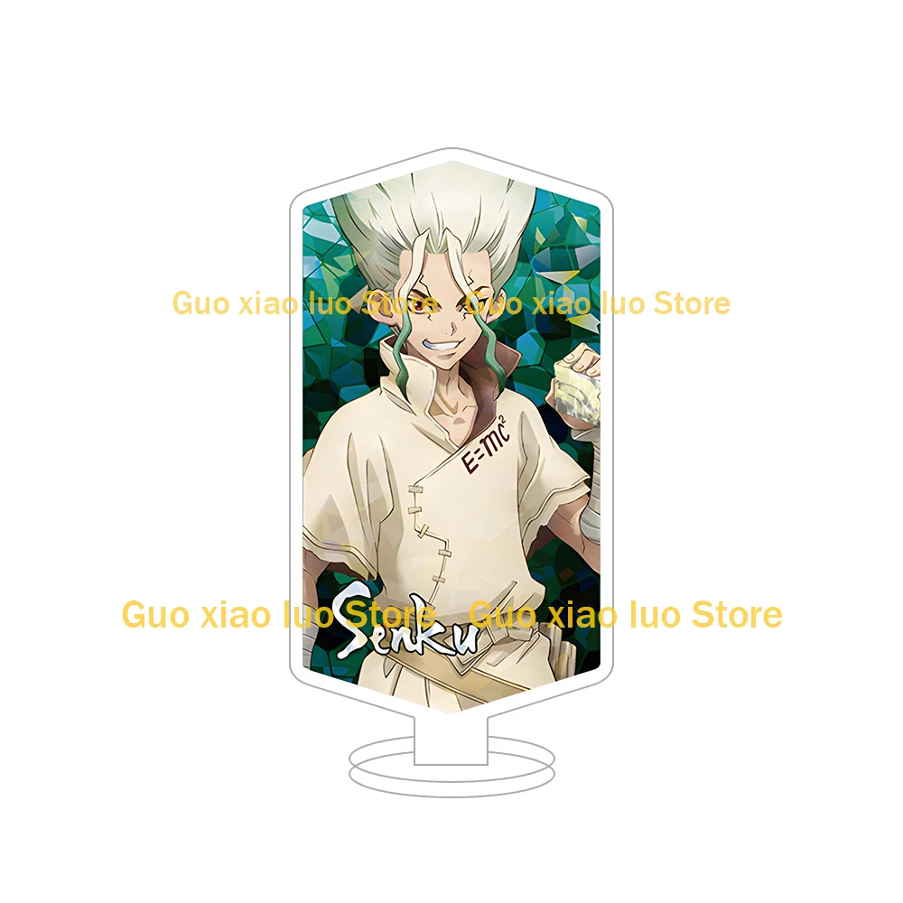 Dr.STONE character Senku Ishigami Taiju Oki Yuzuriha Ogawa Kohaku Chrome Kinro Ginro Anime Toy figures Acrylic stand ornament