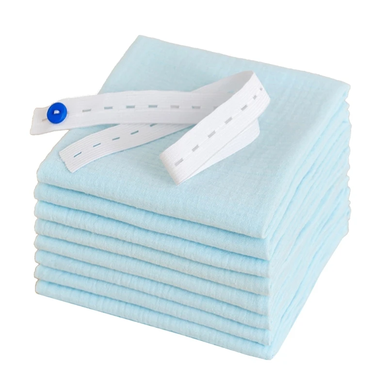 8Pcs Baby Diapers Cotton Gauze Nappy Changing for Newborn Infant Soft Baby Towel