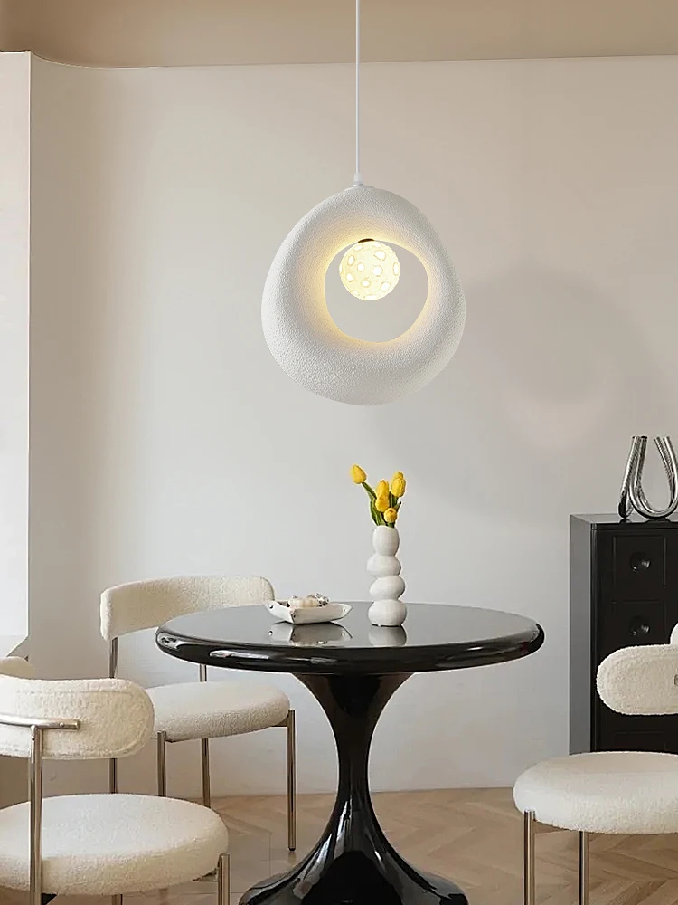 

Wabi Sabi style restaurant chandelier Japanese retro homestay dining table creative personality designer bar lighting