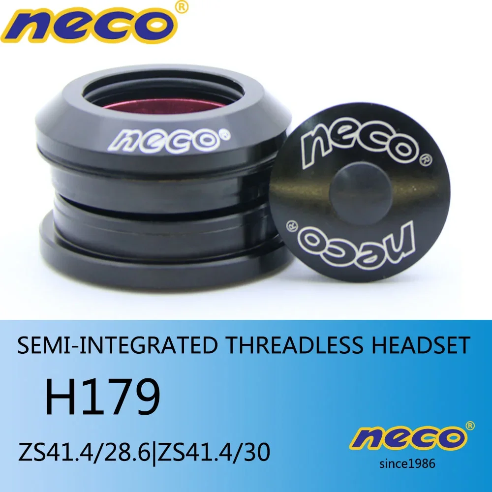 Neco Headsets Semi-integrated Threadless ZS41 41.4mm 41.5 41.8mm 28.6/30 for GIANT TCR Triban RC520 RC500 Road Bike Headset h179