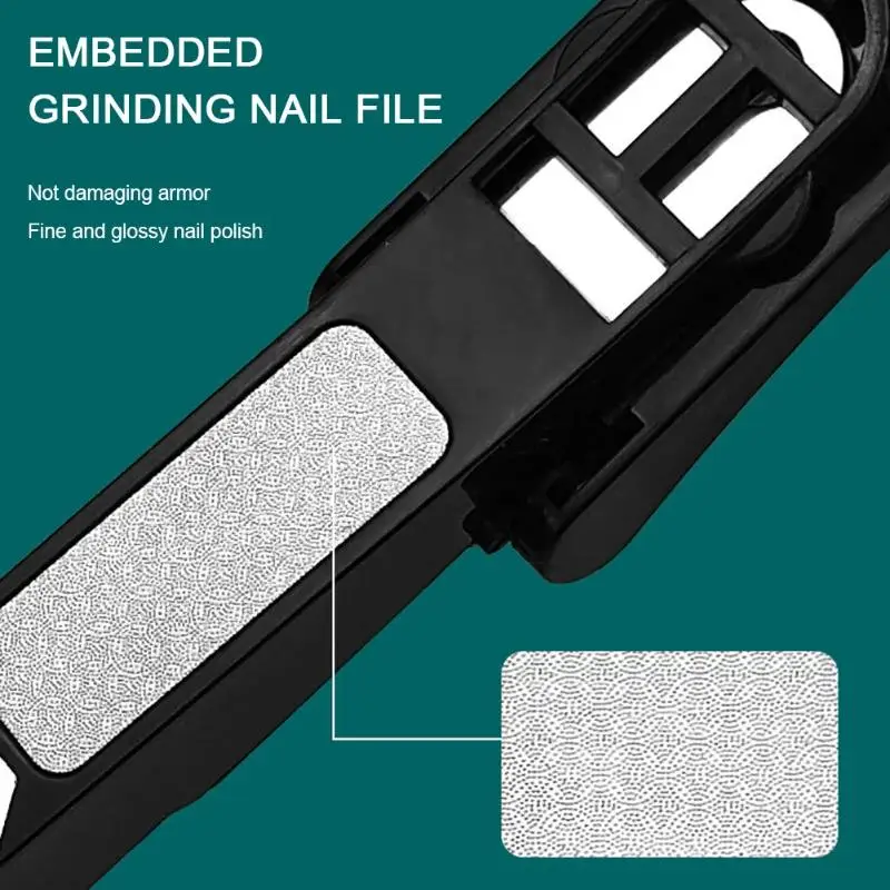 1 Stück Anti-Spritz Nagelknipser mit Präzisionsschnitt und Vergrößerungsglas aus Edelstahl für Senioren – Detail 12