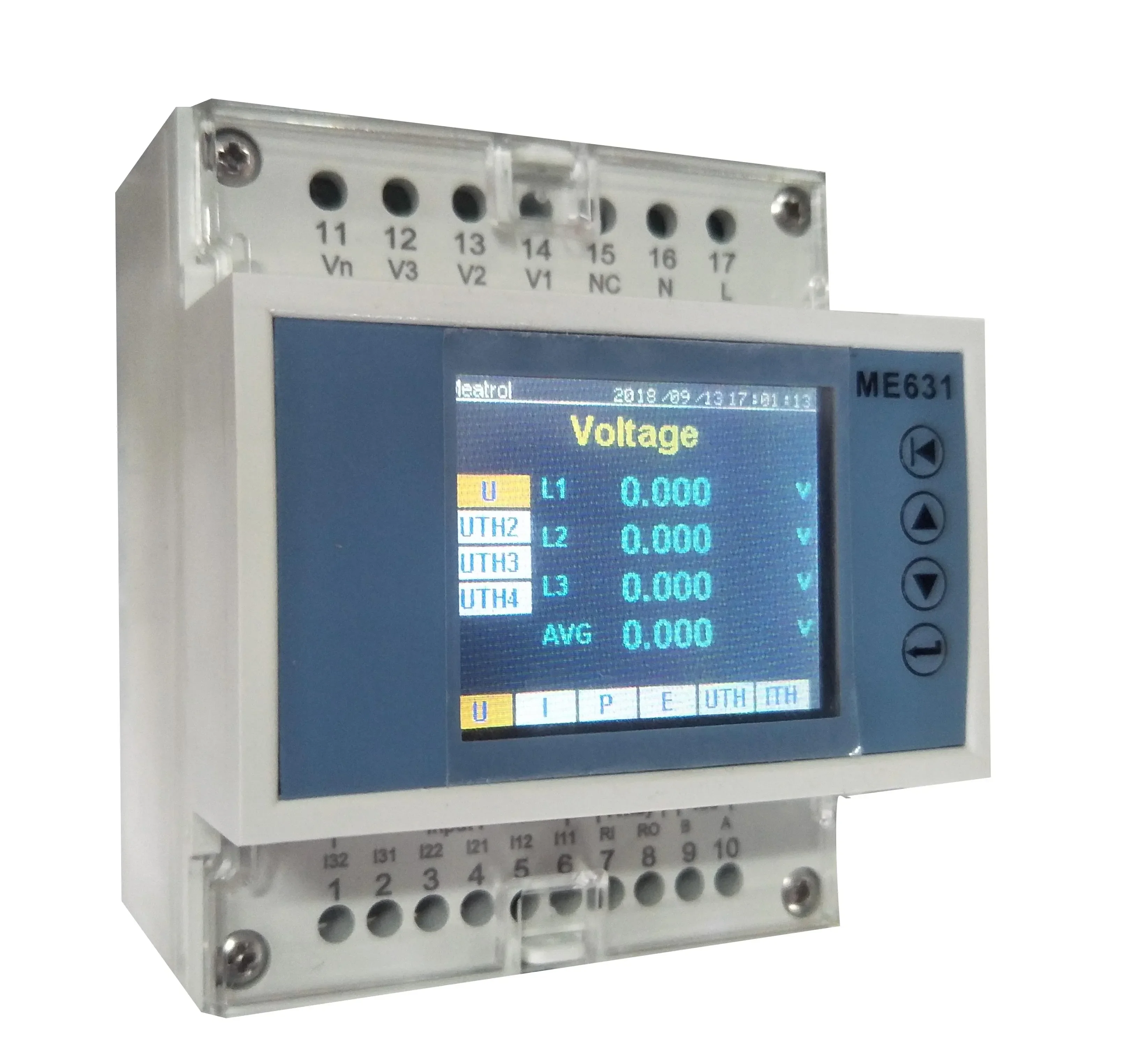 High-quality, multifunctional DIN-rail energy meter ME631SD with storage Customised service support