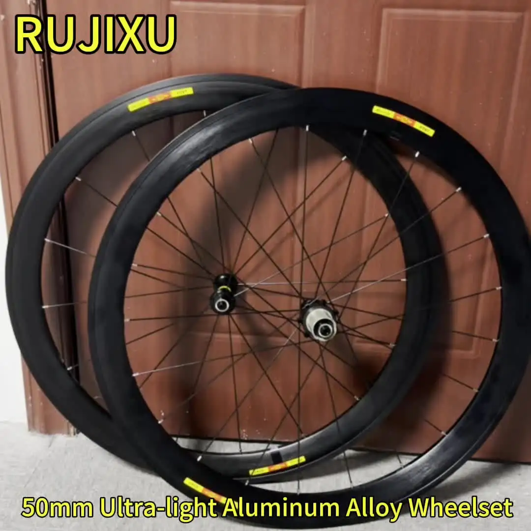 Rujixu-超軽量自転車ホイールセット,Vブレーキ,アルミニウム合金,700c