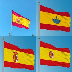 FLAGDOM 3X5Fts 90X150cm Spain Spanish Flag of the First Spanish Republic