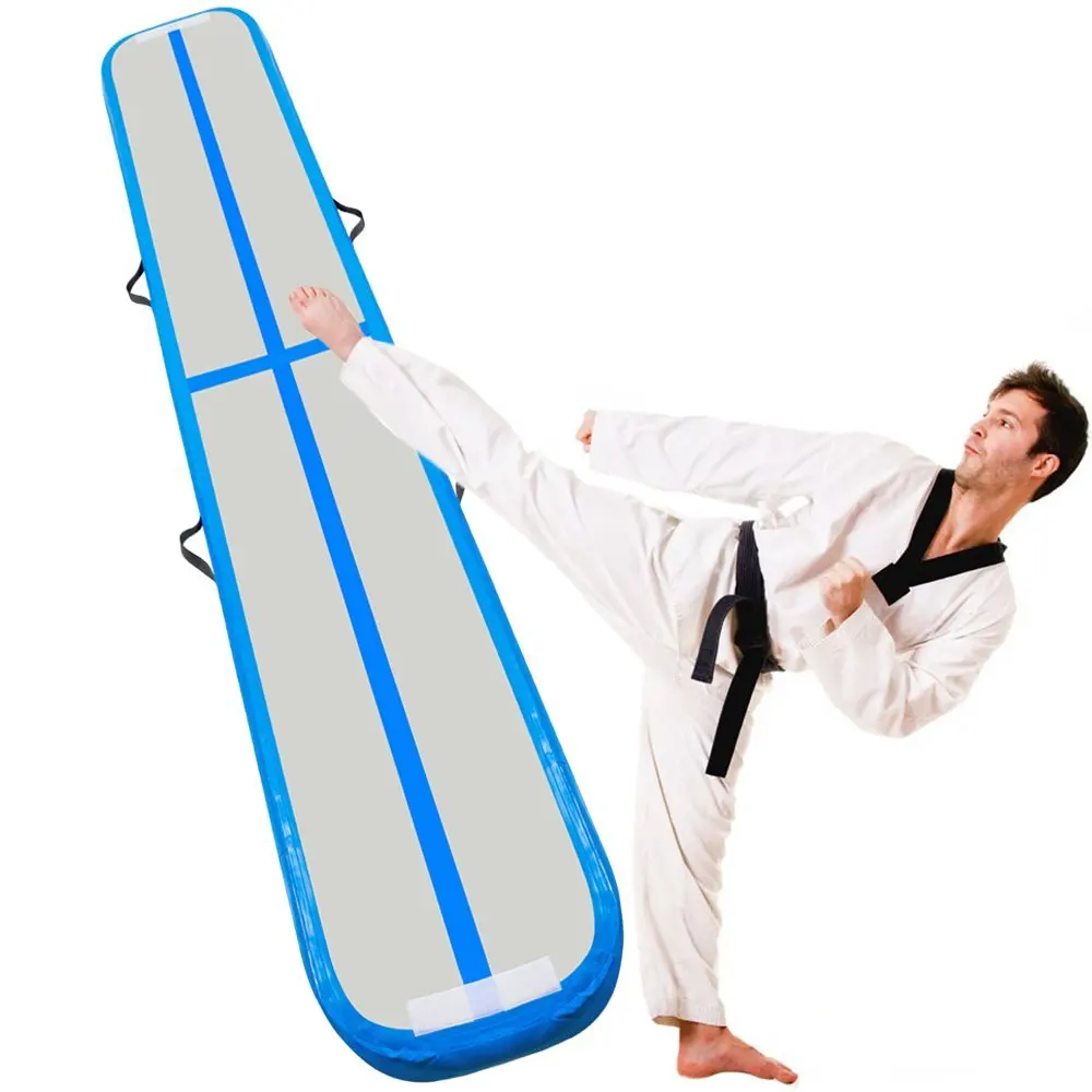 

Free Shipping Home Training Set 3x0.4x0.2m Inflatable Air Water Balance Beam For Gymnastics With a Pump