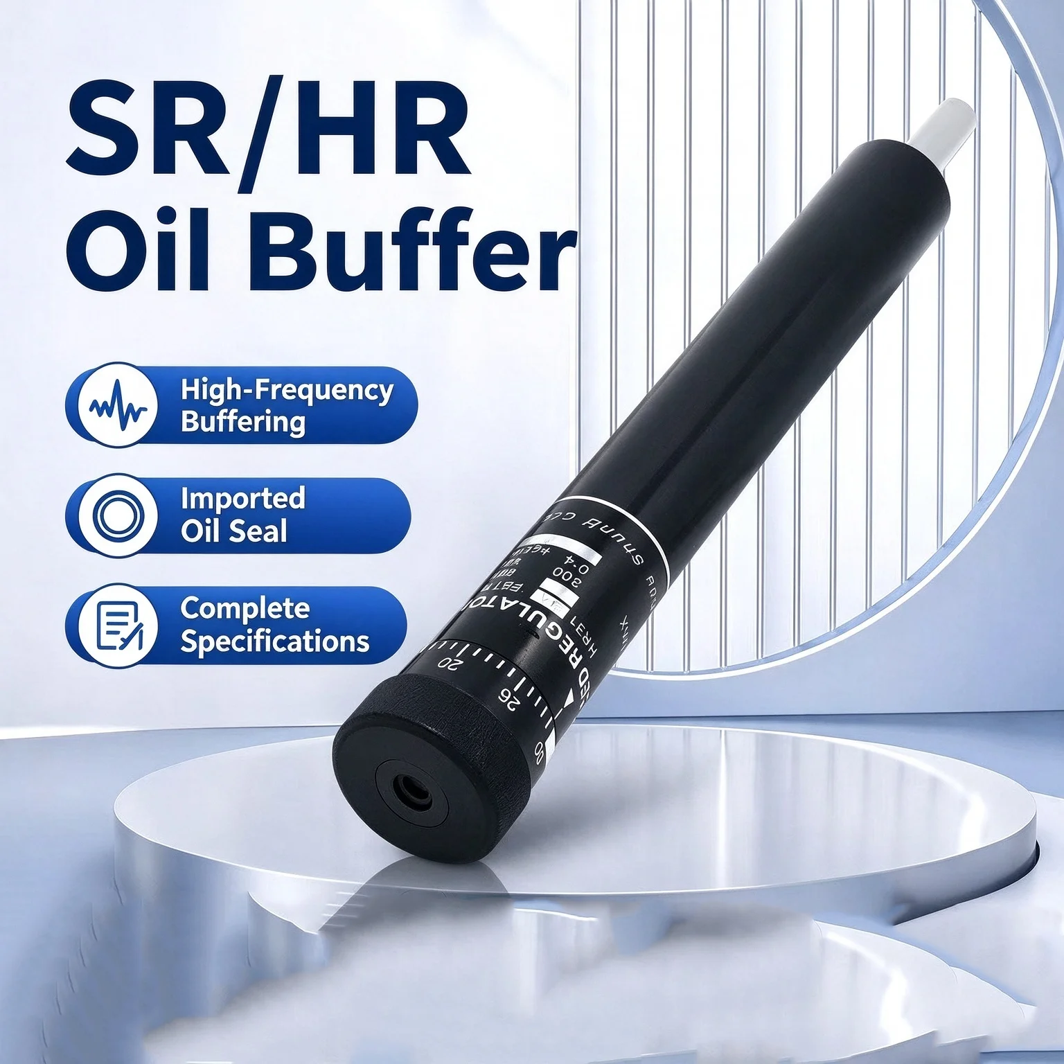 HR (SR) series adjustable precision stabilizer HR15/HR30/HR60/HR80/HR100 hydraulic damping buffer pneumatic shock absorber