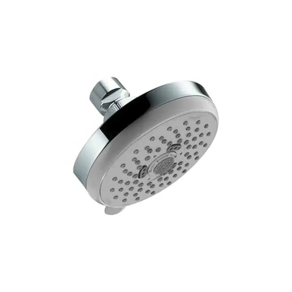 Chrome 3-Jet Shower Head 2.5 GPM Easy Clean & 26-Degree Adjustable Angle 1/2