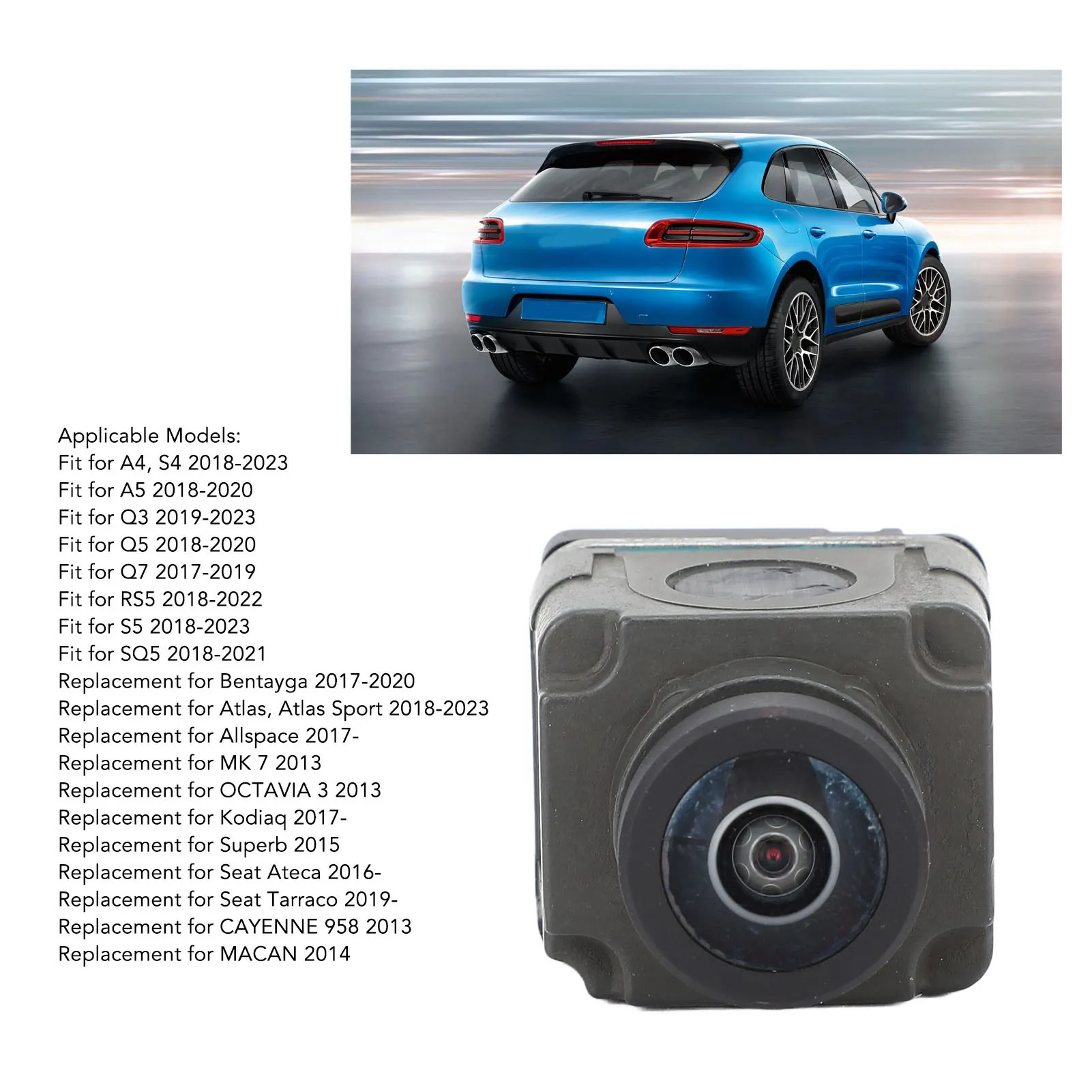 360 Environment Surround Camera Weatherproof  Clear Images High Definition Anti  5Q0980546A for  3 2013