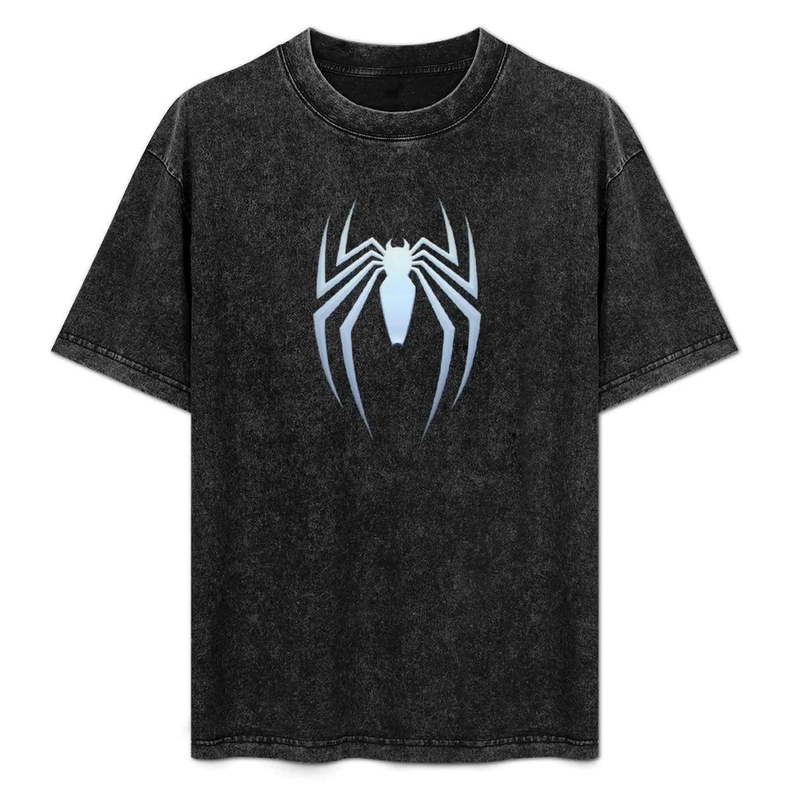 Spider Black T-Shirt Creative Graphic Tee Shirt