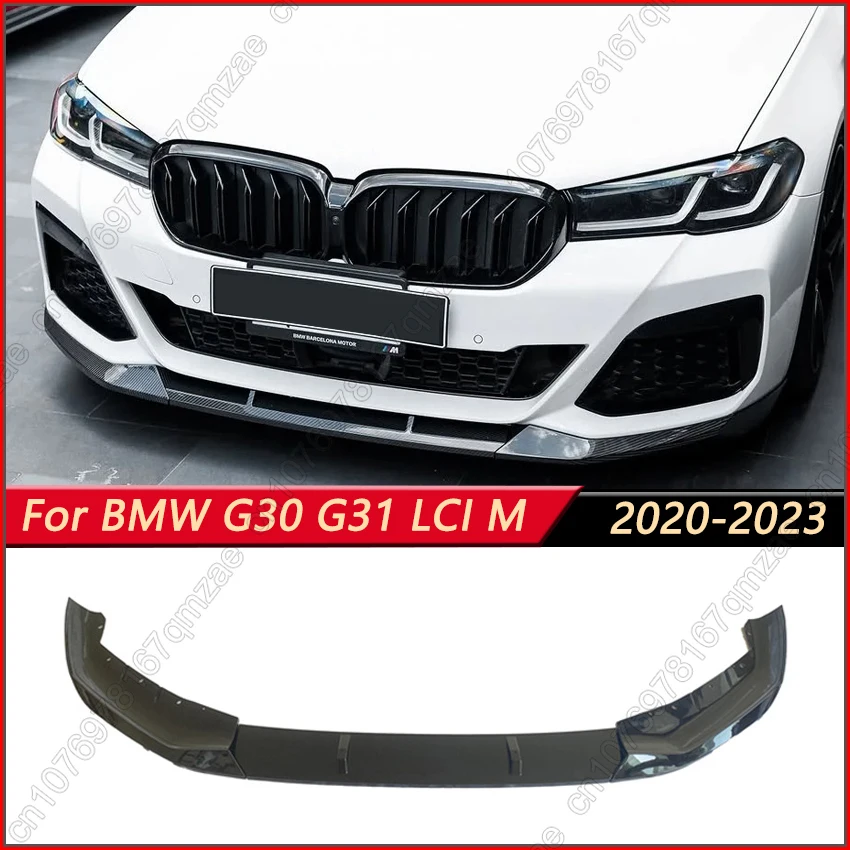 

Передний бампер, спойлер, сплиттер, диффузор для BMW 5 серии G30 G31 LCI M Sport 520i 520d 530i 530d M550i 2020-2023, накладка автомобиля