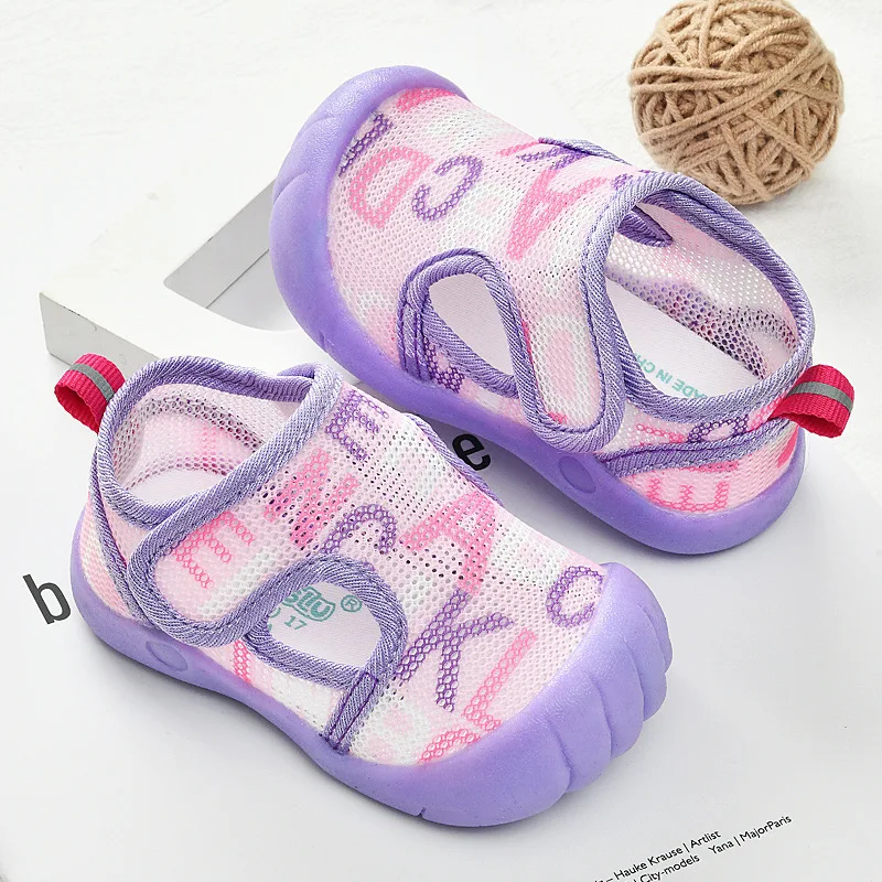 العلامة التجارية صنادل أطفال صيف جديد 0-3y حذاء المشي الطفل ضوء جريل الصنادل المضادة للانزلاق لينة وحيد الصبي حذاء شعبية بالجملة حذاء أطفال #1