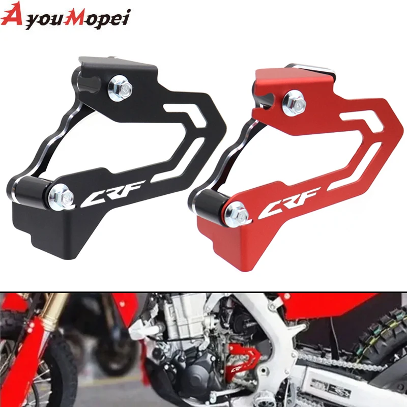 Motorcycle Front Sprocket Cover Guard Case Chain Protector For Honda CRF450L CRF450RL CRF450X crf 450L 450RL 450X 2019-2022 2021