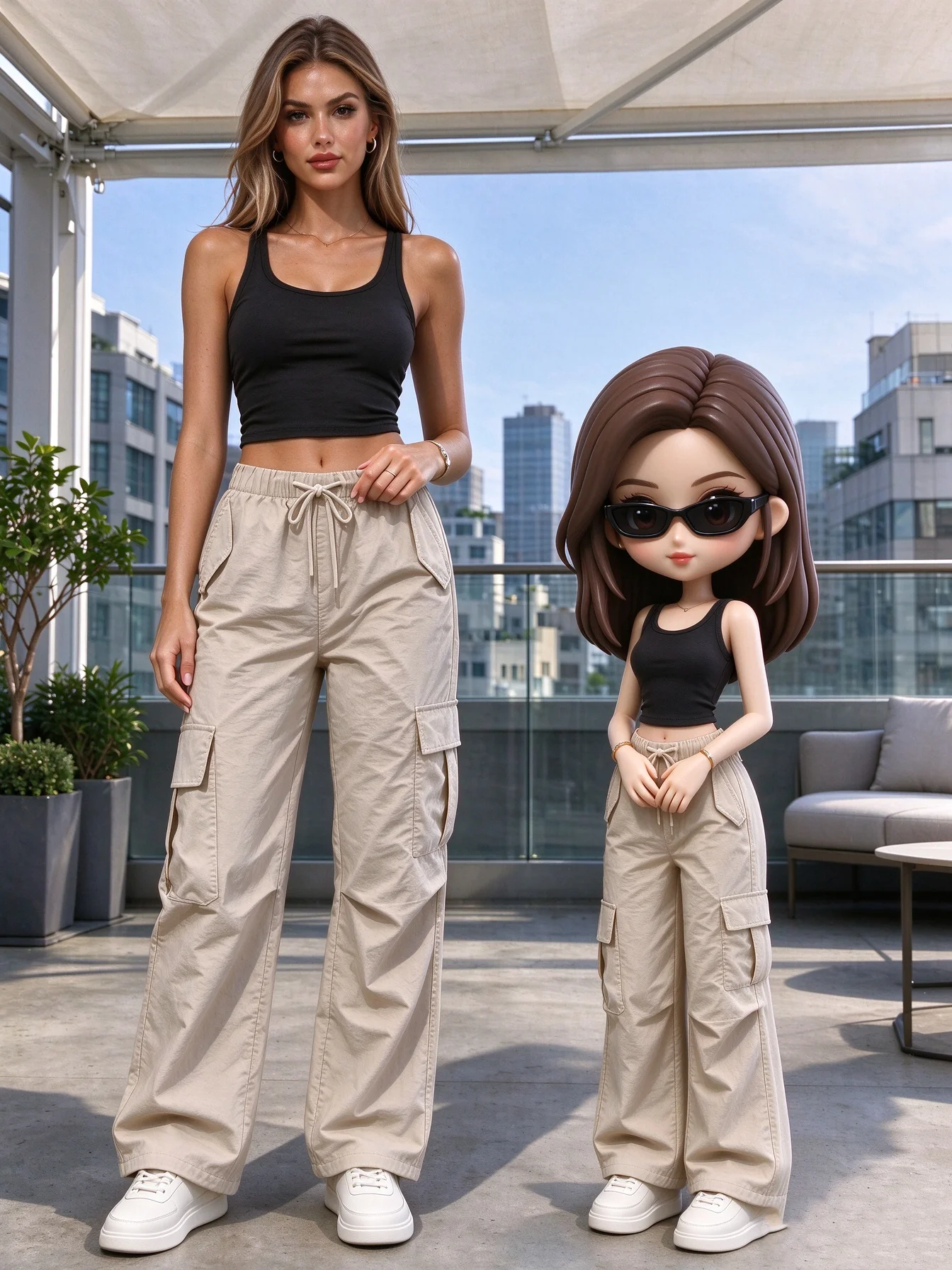 Women's High Waist Khaki Straight Leg Pants Loose Relaxed Casual Comfortable Streetwear Trendy Aesthetic Daily Spring Summer