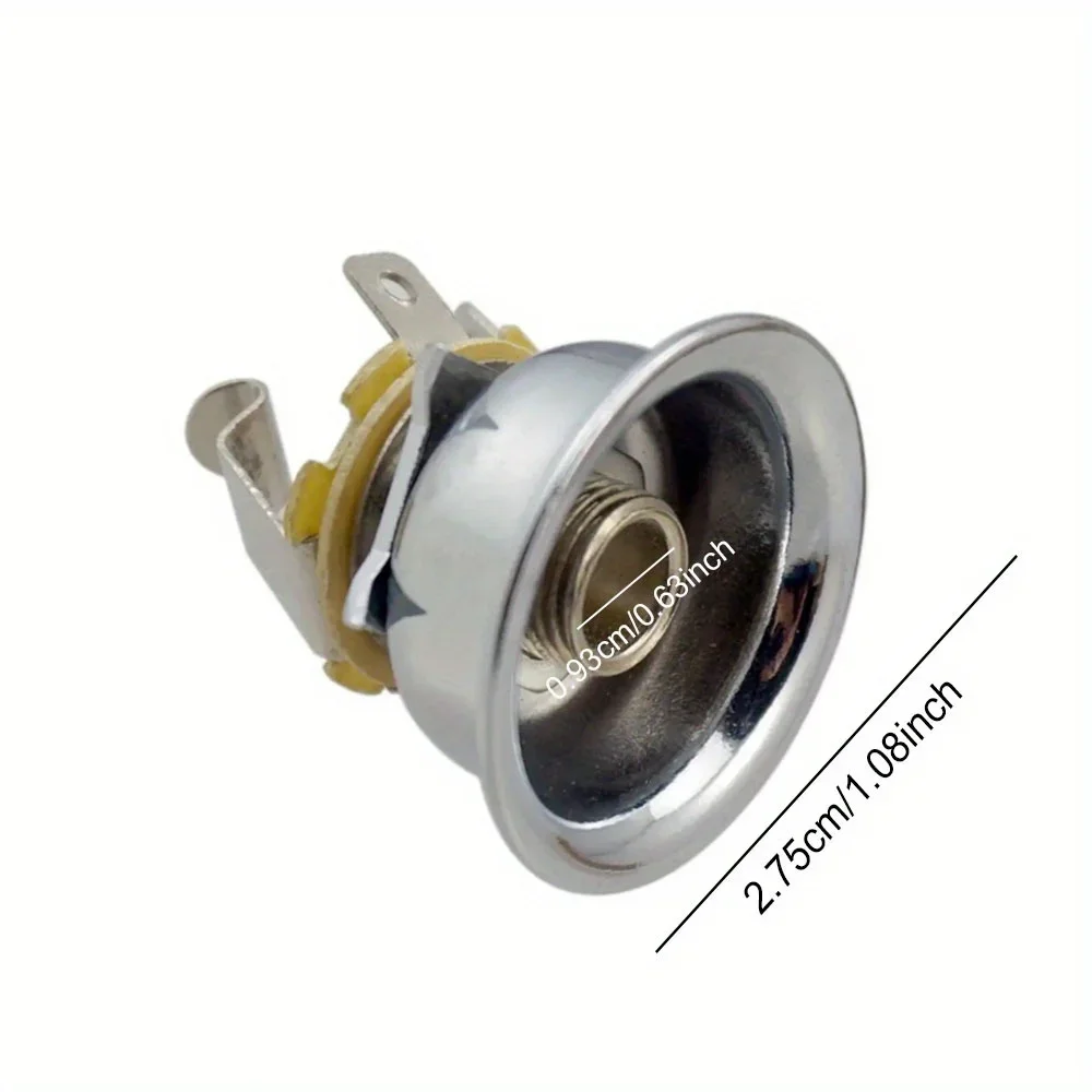 Picture 6: 1PC 6.35mm 1/4' Jack Plug Socket Output Plate for Telecaster TL Guitar Guitar Parts Accessories