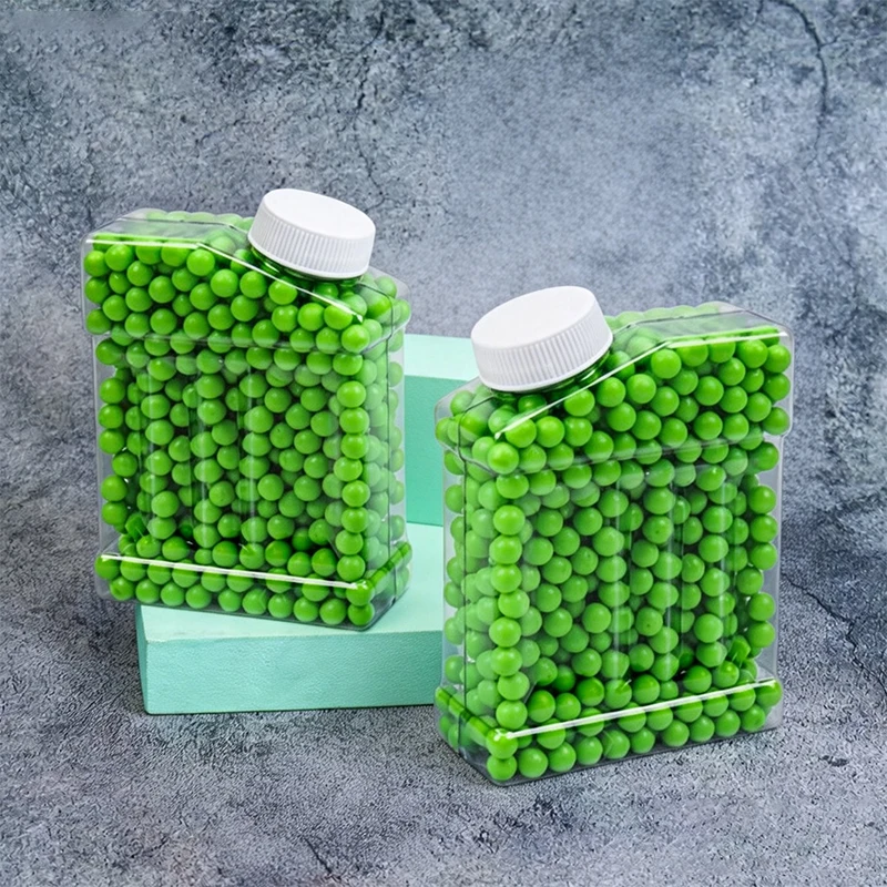

1C 7.2mm Green Soft Rubber Beads for Toy Blaster, Safe Outdoor Game Accessories, Non-toxic Play Parts for Children