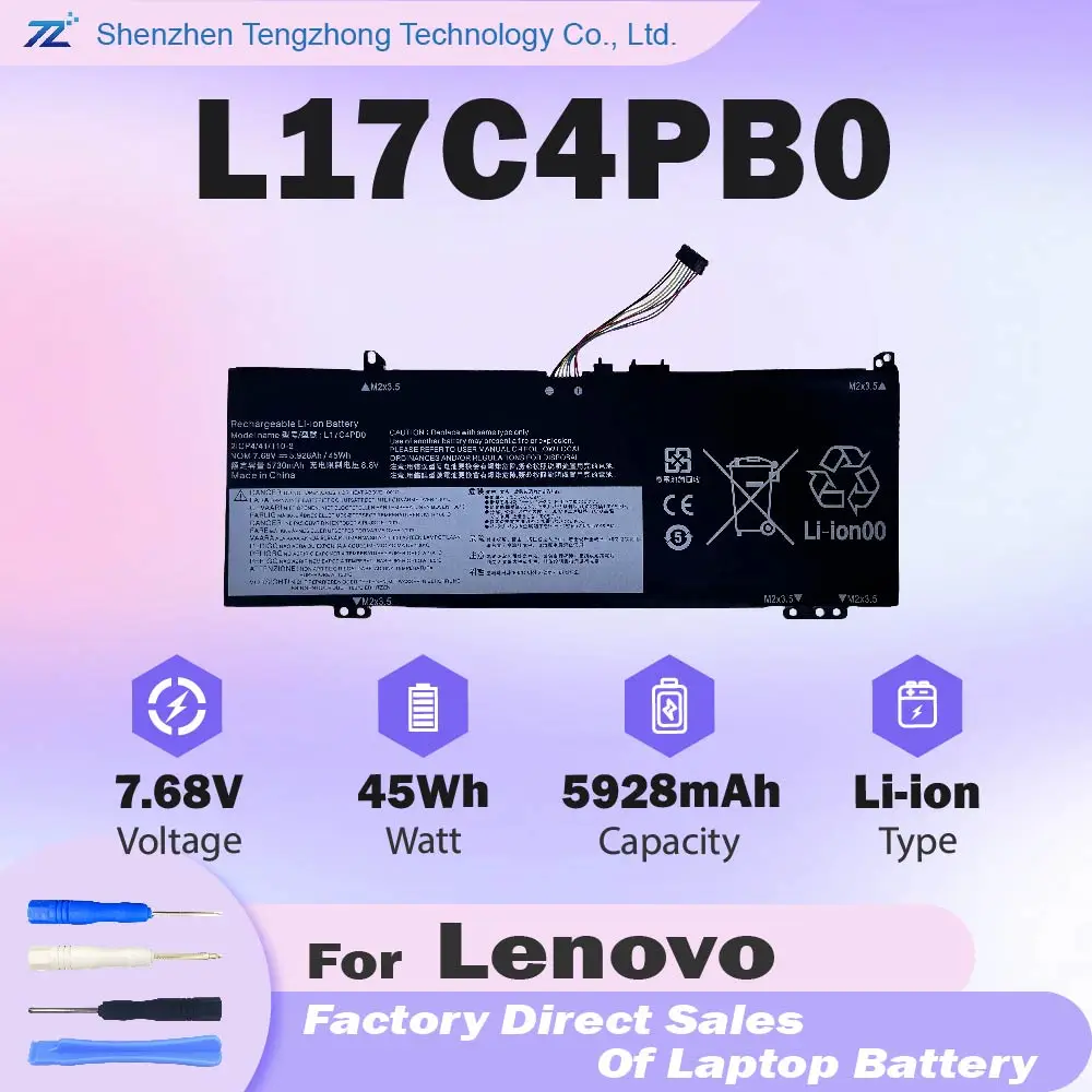 L17C4PB0 81EM Battery for Lenovo Flex 6 6-14IKB 6-141KB 6-14ARR, IdeaPad 530S 530S-14IKB 530S-141KB 530S-14ARR 530S-15IKB