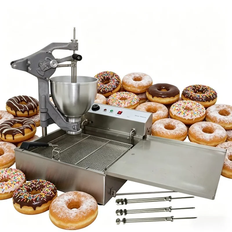 Customized Portable Mini Donut Making Machine Easy Operation For Home And Small Commercial Bakery Business
