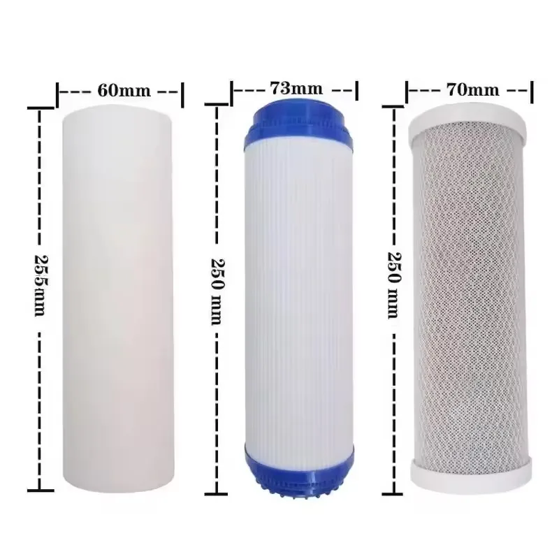 

10-Inch Water Purifier Filter Filter+CTO UDF Granular Activated Carbon Cotton Filter+pp Compressed Carbon Water Purification
