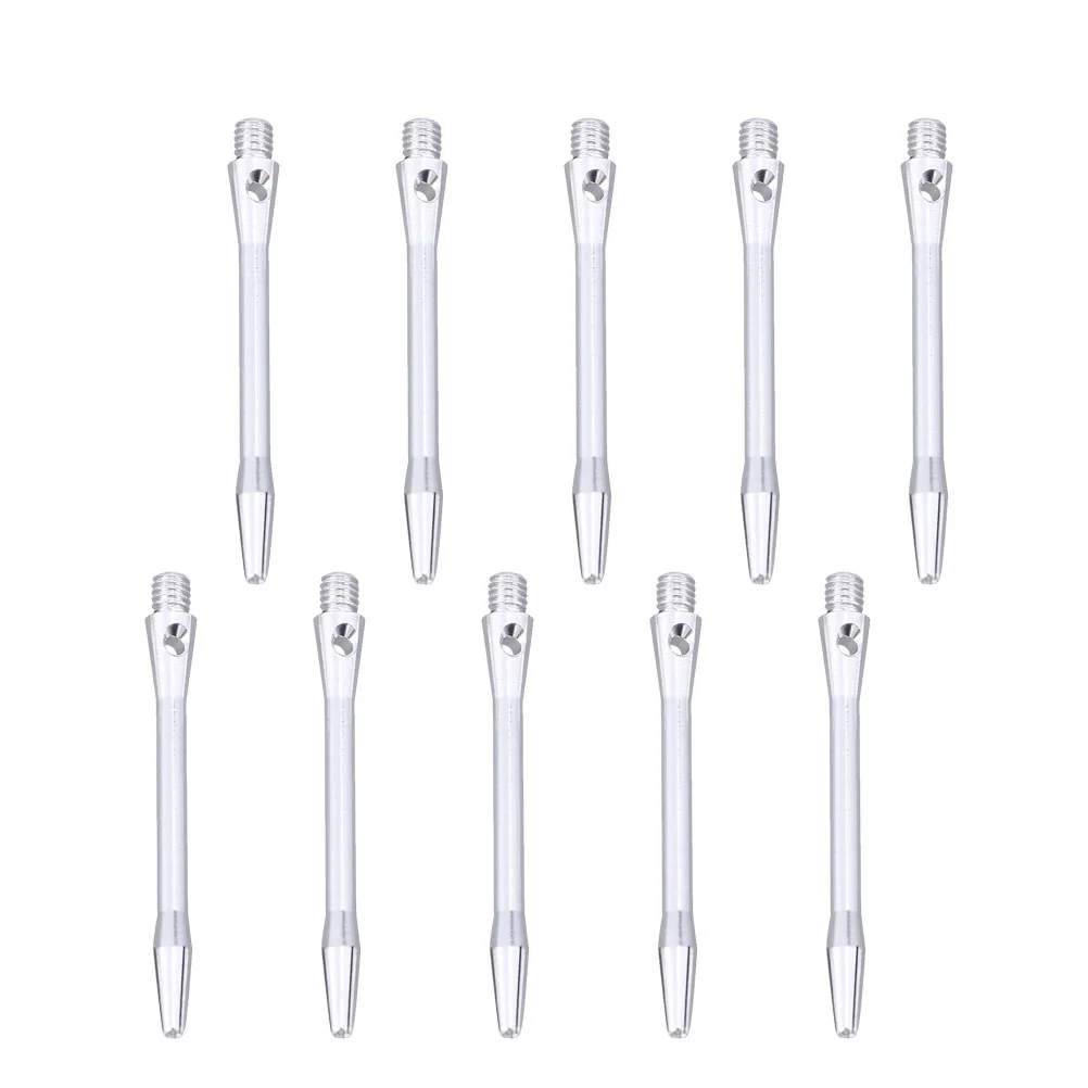 

10 Pcs Flight Path Throwing Toy Aluminium Alloy Shafts Metal Rod Silver