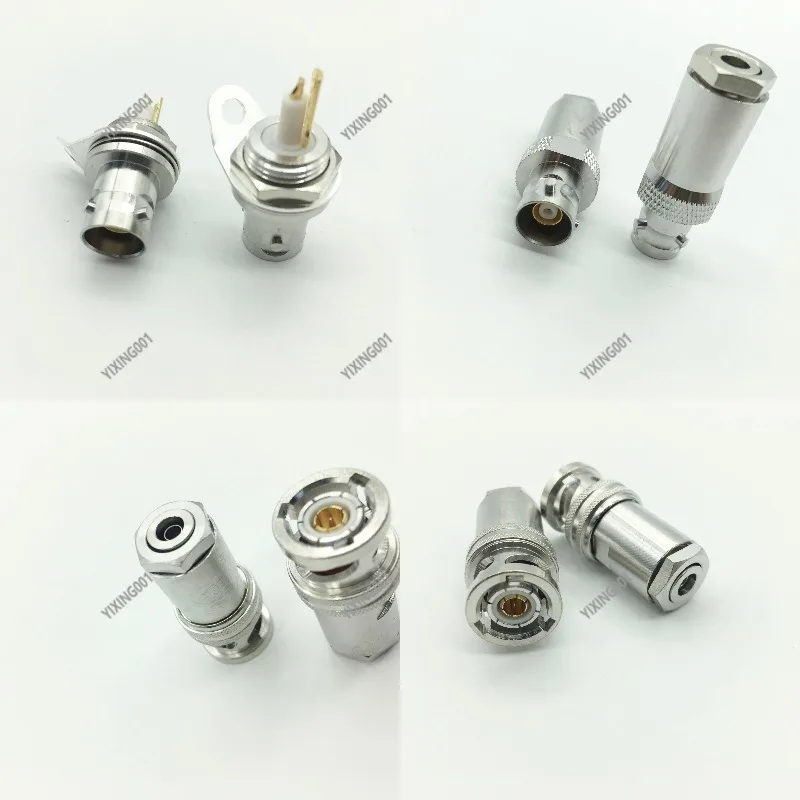 1553B Q9 BNC Male to PL75-47 Three Bayonet Female Head Bus Connector Triaxial Female Seat for Electronic Components Market