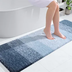 Grande tappeto da bagno tappetino da bagno assorbente morbido antiscivolo ad asciugatura rapida pavimento del bagno vasca da bagno doccia tappeto tappetino per piedi arredamento della stanza