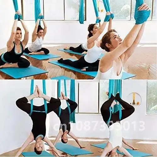 Aerial Yoga Hammock Strong Antigravity Yoga Swing Flying Sling Inversion Tool for Air Yoga Inversion Exercises