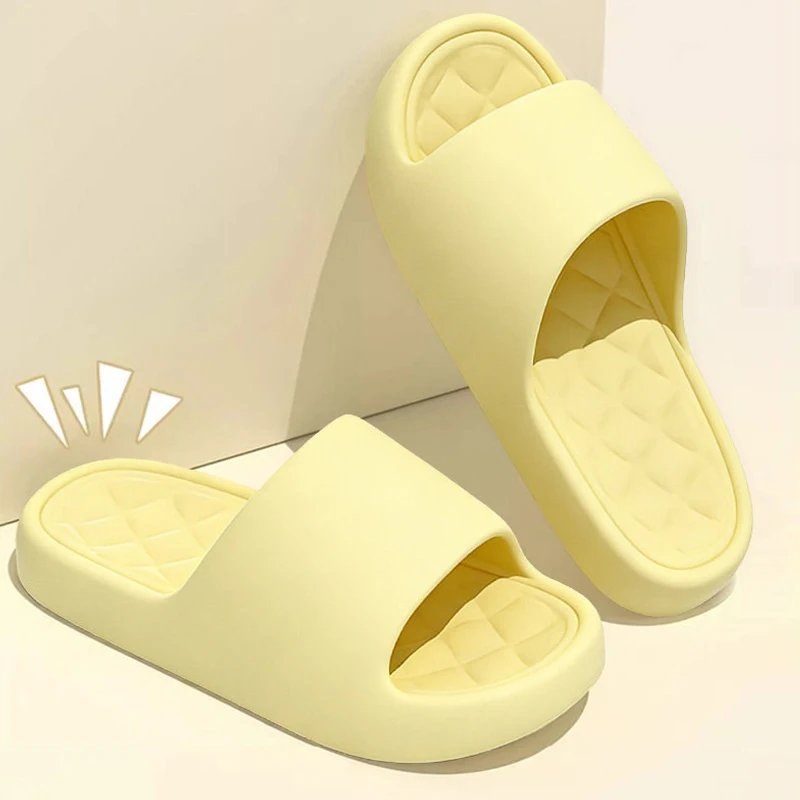 

Summer Women Slippers Indoor House Sandals Indoor Bathroom Non-slip Soft Ladies Dormitory Casual Shoes Couple Slides Shower