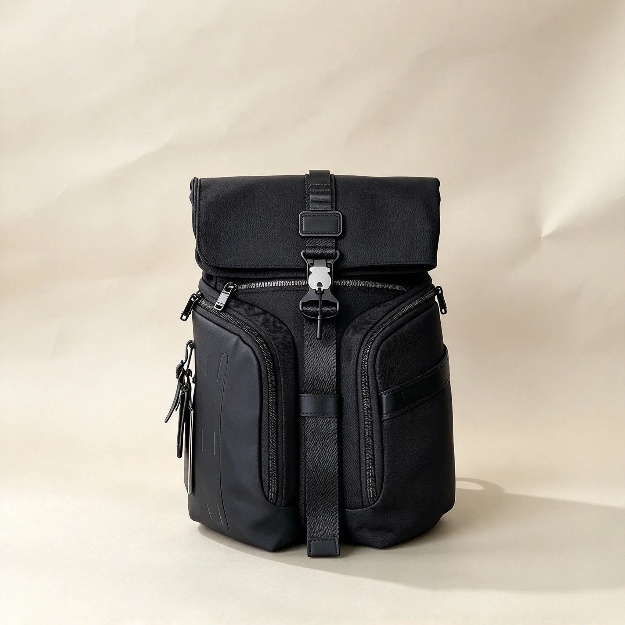Men's Ballistic Nylon Backpack, Waterproof Stylish Trendy Business Daypack for Daily Commute