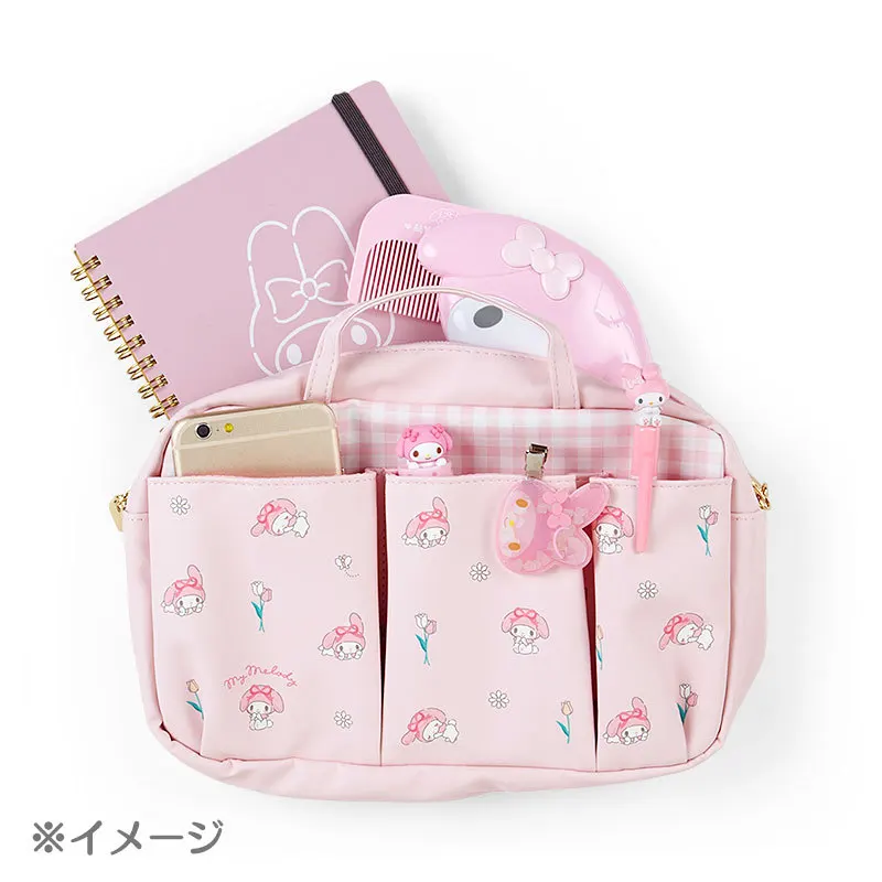 Anime Hello Kitty Multifunctional Bag Sanrio Kuromi Cinnamoroll Mymelody Large Capacity Makeup Bag Portable Toiletry Bag