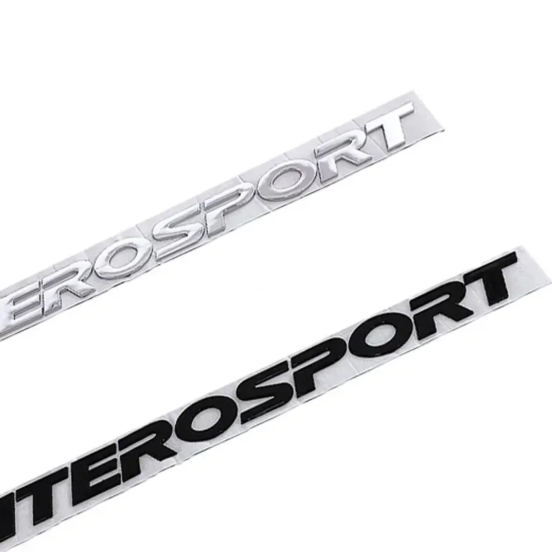 MONTERO SPORT Logo Motorhaube Abzeichen Aufkleber für Mitsubishi Montero 3D Logo Vorne Hinten Kofferraum Umbau Aufkleber Zubehör – Detail 2