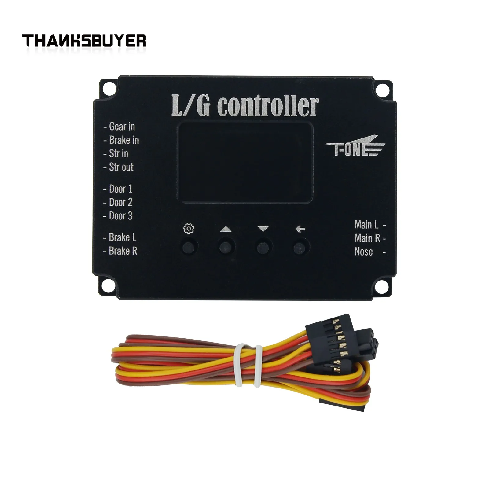 T-one L/G Controller Electric Landing Gear Controller Brake Correction ABS Adjustment with 1.14-inch LED Screen