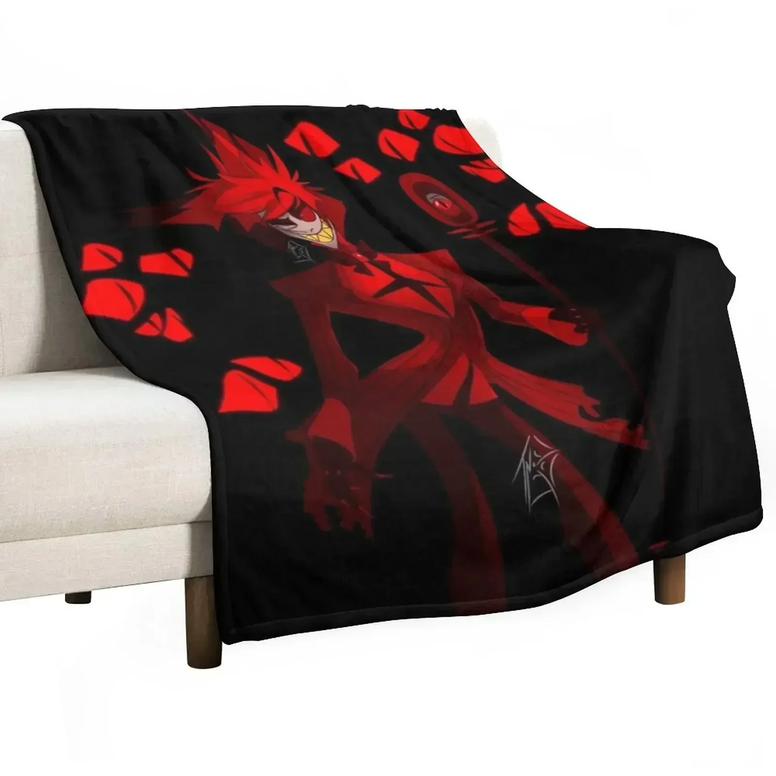 

Alastor Throw Blanket Thermals For Travel Flannels Thin Blankets