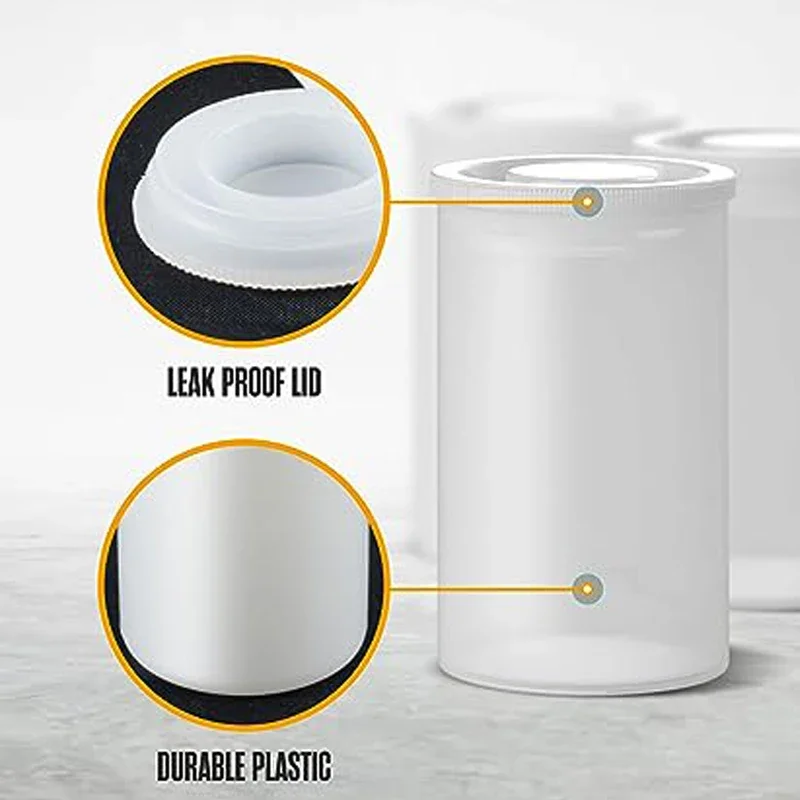 10-50Pcs 35mm Plastic Empty Film Canister Camera Reel Container Storage Case Can For Accessories Art