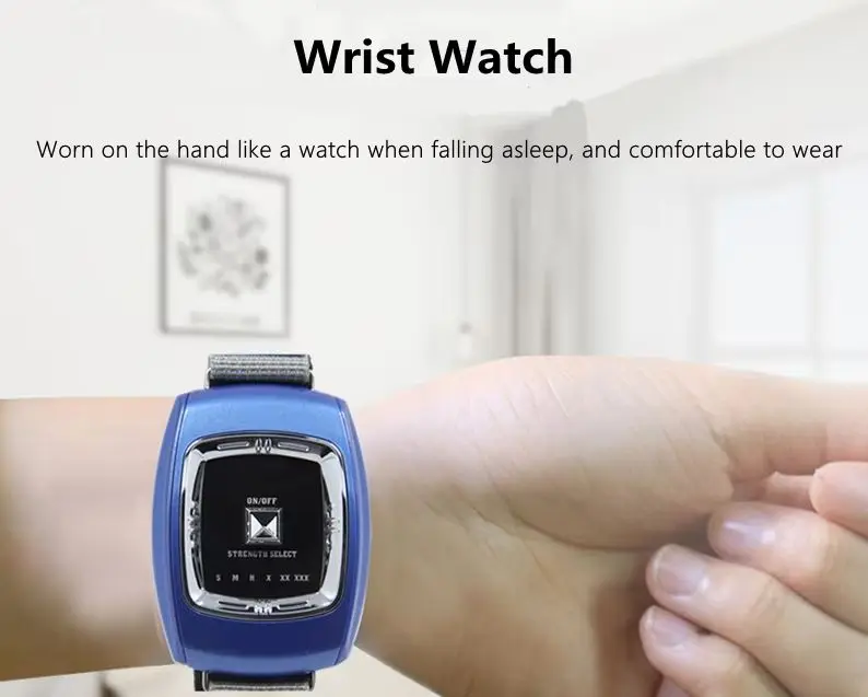 

Electric Anti Snore Device Wrist Watch Anti-Snoring Pluse Sleeping Aid Help Sleeping Aid Intelligent Wristband Snore Stopper