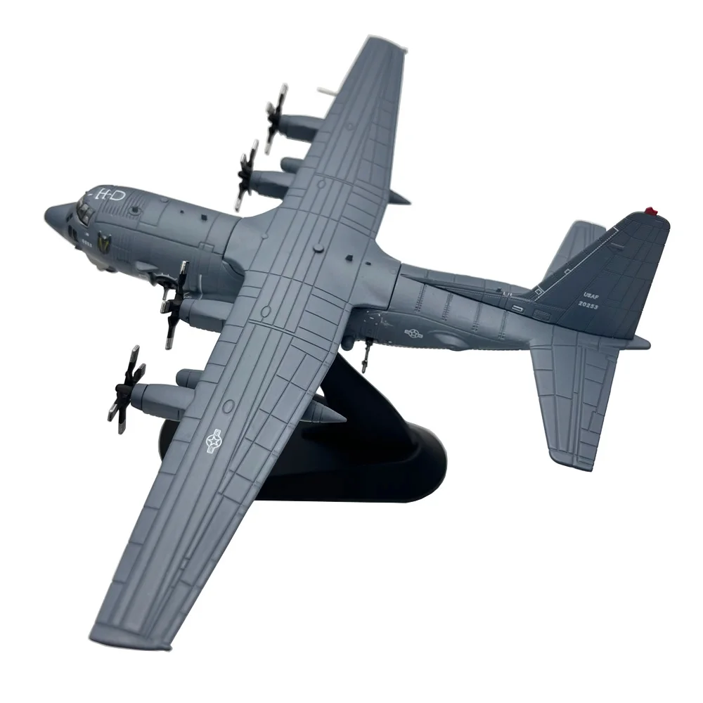 1/200 Scale AC130 Air Gunship Heavy Ground Attack Aircraft Diecast Metal Airplane Plane Model Child Collection Gift Toy