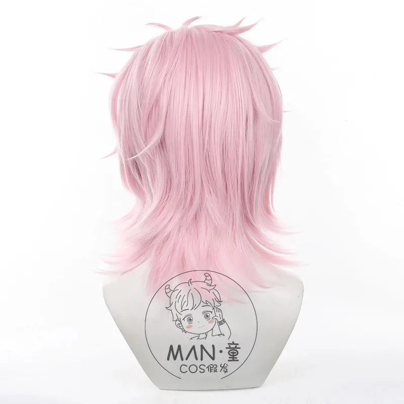 2025 12 Косплей Мантун-Аолийские колокольчики ветрокол Tongsheng Sanhui Cos парик против скручивания коротких волос с челкой