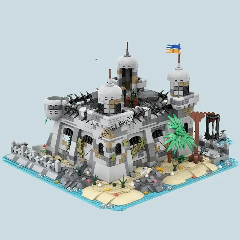 New 3013PCS medieval Pirate Series MOC Pirate Lock Up Model DIY creative ideas Toy Assembly Puzzle Birthday block bricks Gift
