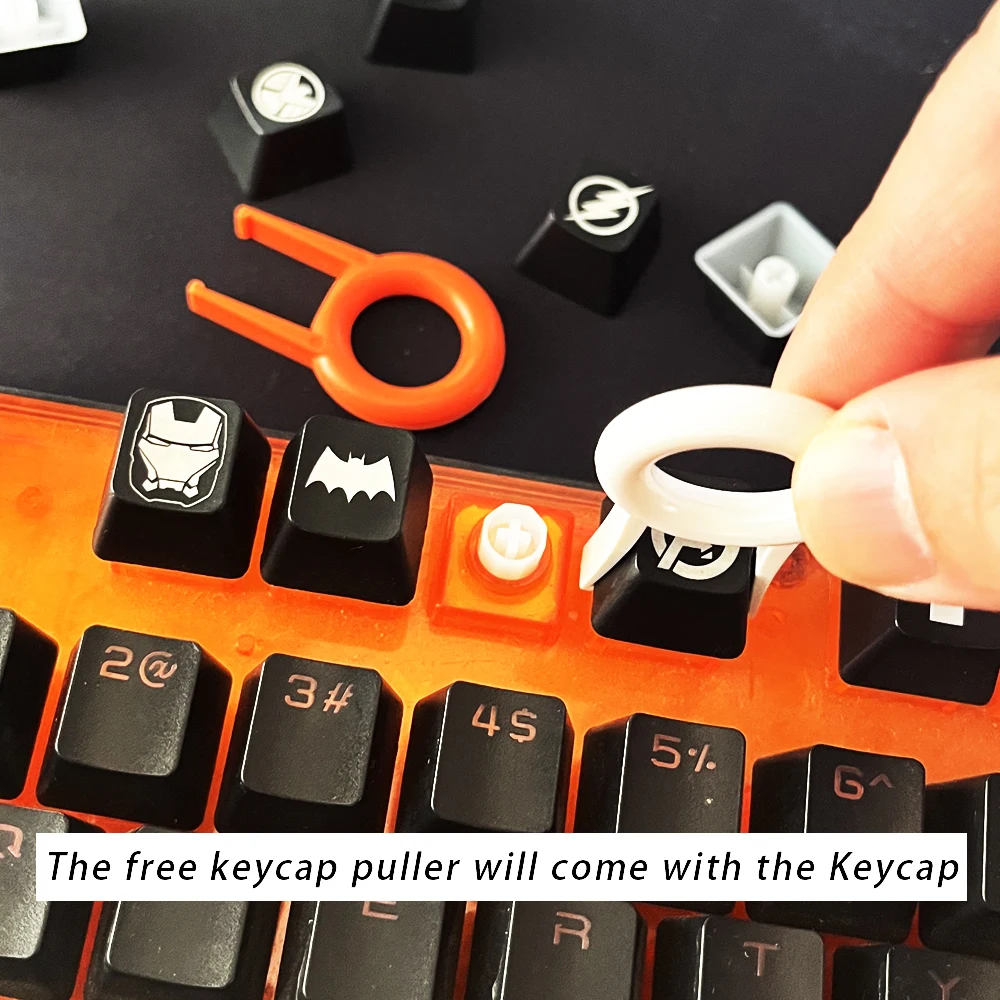 Keycaps For Mechanical Game Keyboard Keys Button R4 Height ABS Custom Cool Backlit Key Caps for ESC and All R4Keys Keypads