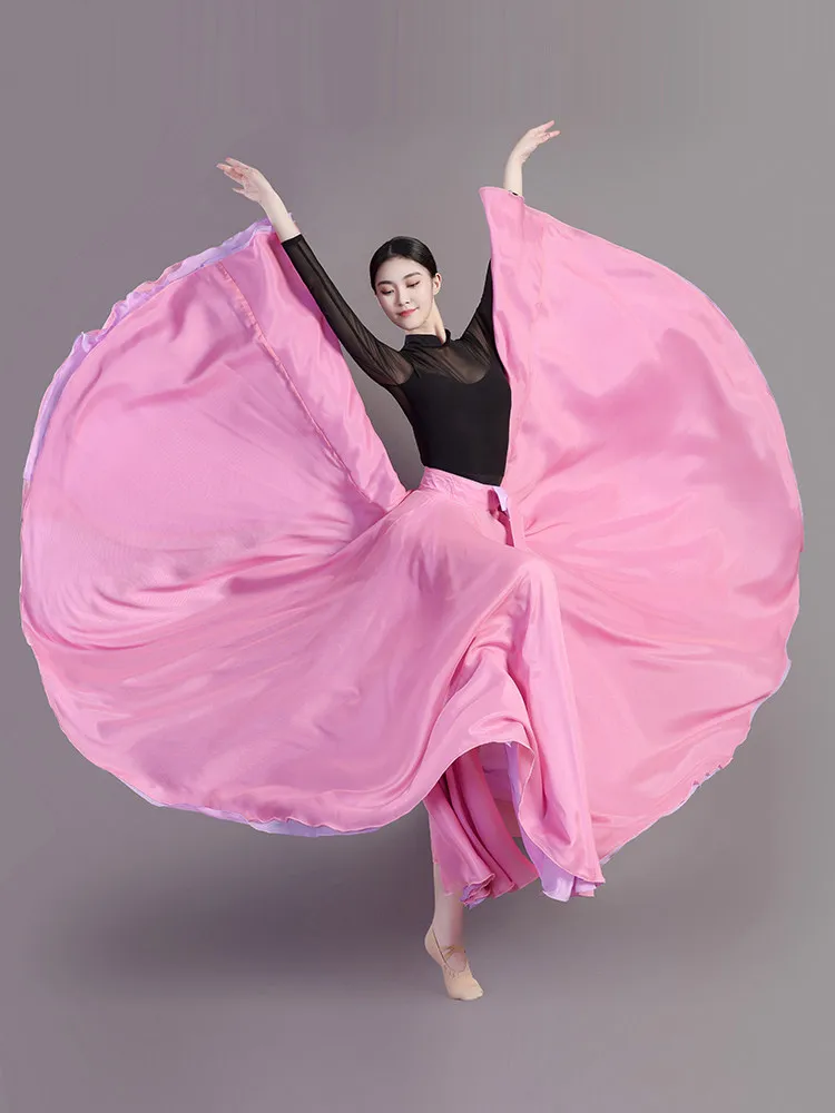 

Платье-юбка для танцев 720 Degree для женщин, для выступлений, классический и современный танец, цельное, двустороннее, для групповых танцев