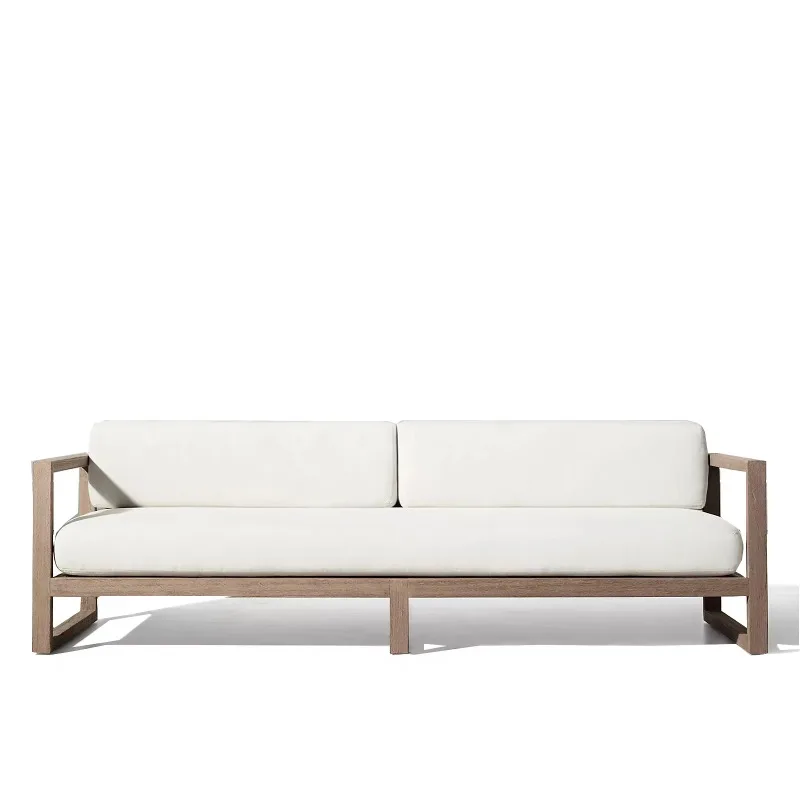 

Waterproof sofa garden quick-drying sponge pad metal luxury outdoor garden aluminum sofa set furniture