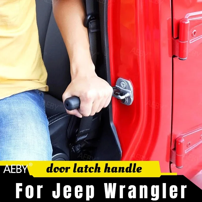 For Jeep Wrangler 2018-2023 Door hinge pedal,Folding door pedal auxiliary pedal,Door latch handle,external accessories
