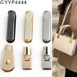 2-20-50PCS Metal Bag Side Edge Hang Screw Buckle For DIY Leather Handbag Purse Shoulder Connector Clasp Side Edge Accessories